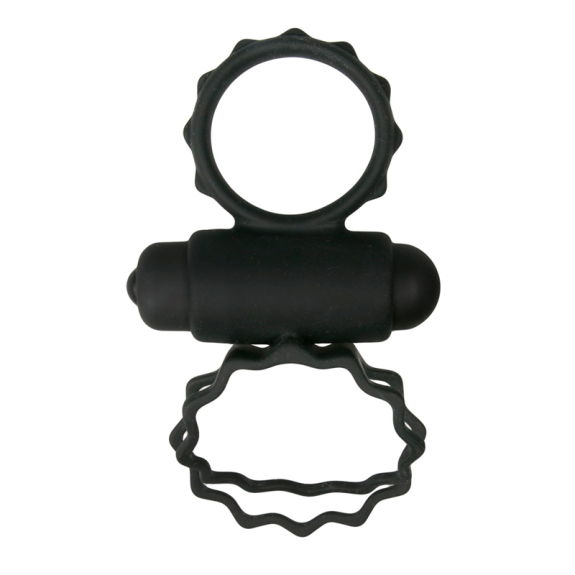Easytoys Men Only Duo Cockring - Zwart