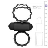 Easytoys Men Only Duo Cockring - Zwart