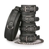 Easytoys Fetish Collection Fetish set met halsband, enke