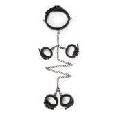 Easytoys Fetish Collection Fetish set met halsband, enke