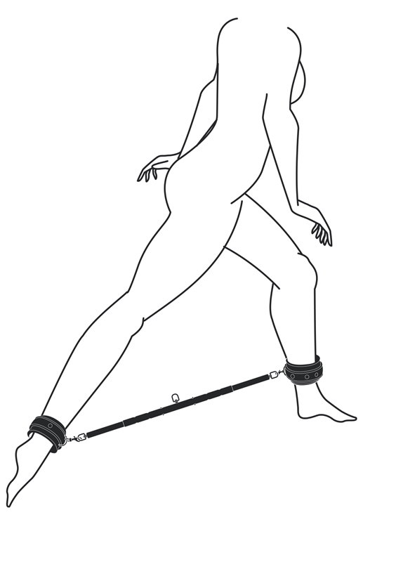 Expander Spreader Bar and Cuffs Set - afbeelding 3