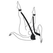 Easytoys Fetish Collection Pillow & Ankle Cuffs Leg Posi