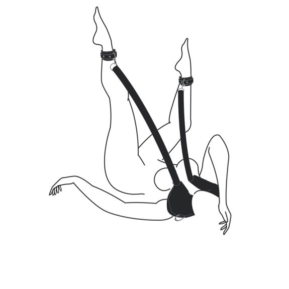 Easytoys Fetish Collection Pillow & Ankle Cuffs Leg Posi