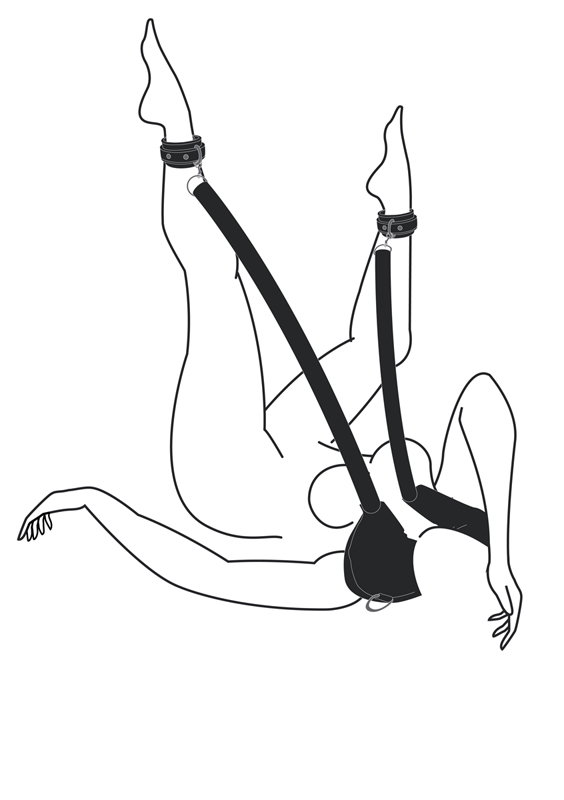 Pillow & Ankle Cuffs Leg Position Strap - afbeelding 2