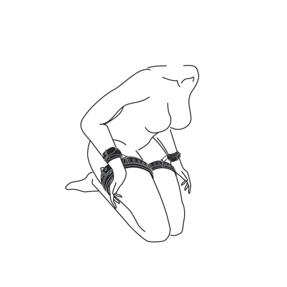 Easytoys Fetish Collection Thigh & Wrist Cuff Set