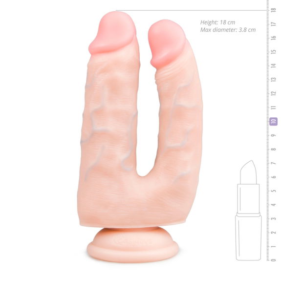 Realistische Dubbele Dildo Met Zuignap