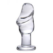 Prisms Erotic Glass Asvini Glazen Buttplug - Transparant