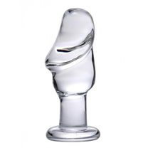 Prisms Erotic Glass Asvini Glazen Buttplug - Transparant