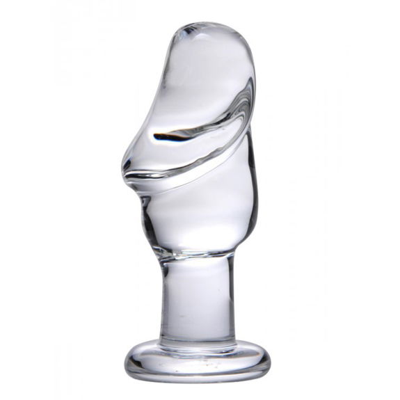 Prisms Erotic Glass Asvini Glazen Buttplug - Transparant