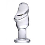 Asvini Glazen Buttplug - Transparant Asvini Glazen Buttplug - Transparant