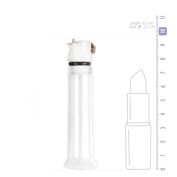 Size Matters Clitorispomp Met Afneembare Cilinder