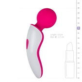 Easytoys Wand Collection Mini Wand Massager - Roze/Wit