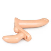 Strap U Plena II Dubbele Voorbind Dildo + Harnas