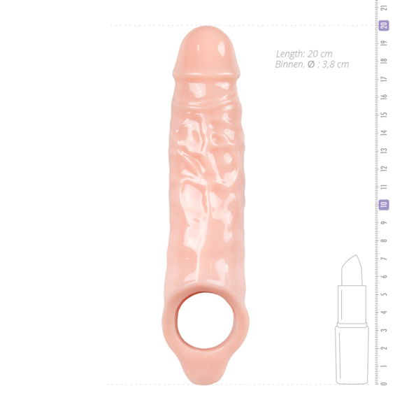 Size Matters Really Ample Verlengende Penissleeve