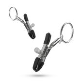 Easytoys Fetish Collection Metalen Tepelklemmen Met Ring