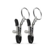 Easytoys Fetish Collection Metalen Tepelklemmen Met Ring