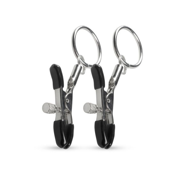 Easytoys Fetish Collection Metalen Tepelklemmen Met Ring