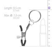 Easytoys Fetish Collection Metalen Tepelklemmen Met Ring