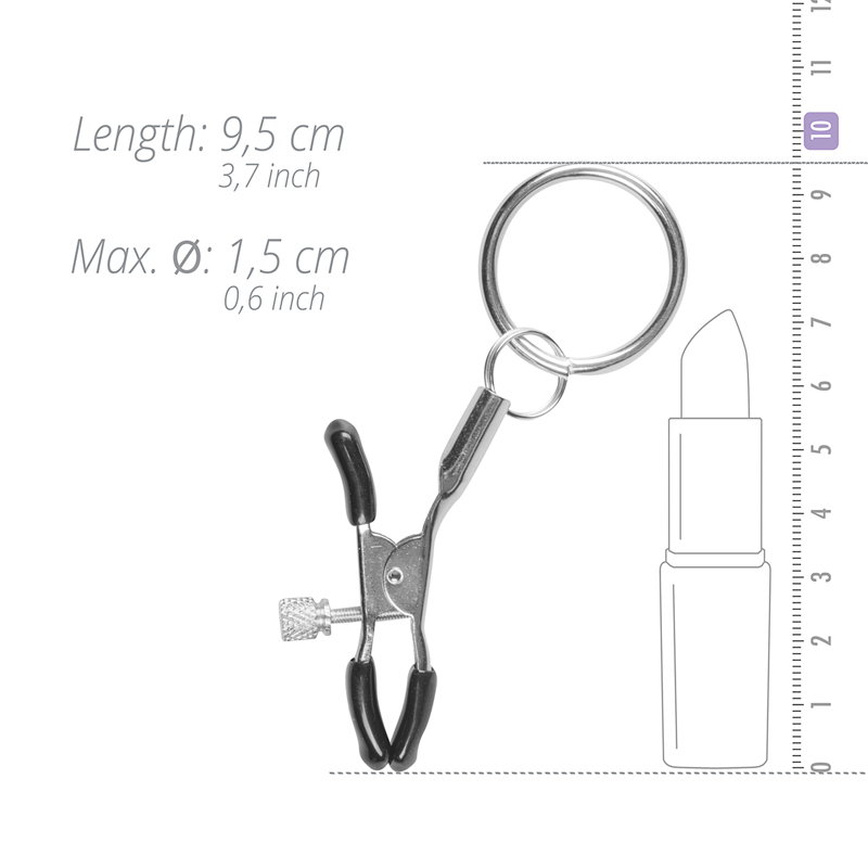 Metalen Tepelklemmen Met Ring - afbeelding 4