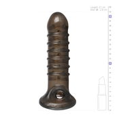 You2Toys Penis Sleeve Met Ribbels - Zwart