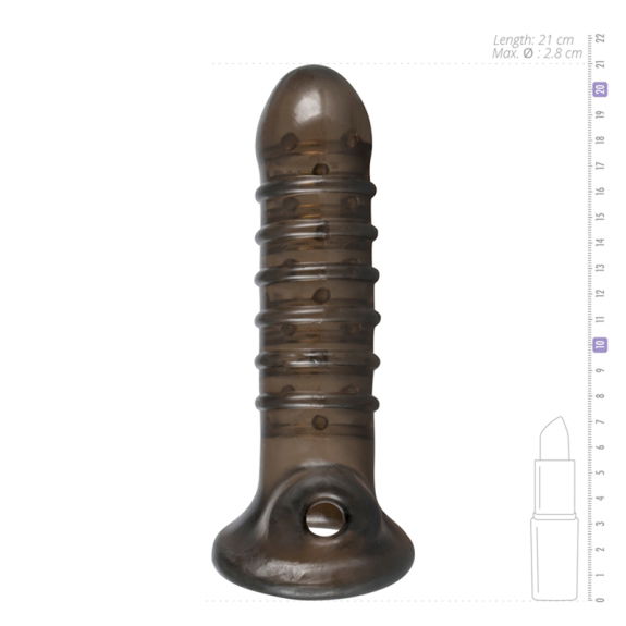 You2Toys Penis Sleeve Met Ribbels - Zwart