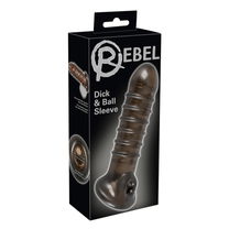 You2Toys Penis Sleeve Met Ribbels - Zwart
