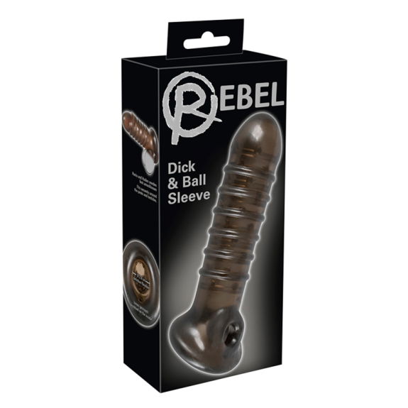 You2Toys Penis Sleeve Met Ribbels - Zwart