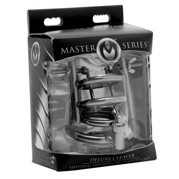 Master Series Deluxe Cleaver Peniskooi Met Spreidende Di Master Series Deluxe Cleaver Peniskooi Met Spreidende Di
