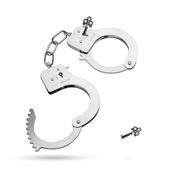 Easytoys Fetish Collection Metalen Handboeien - Zilver
