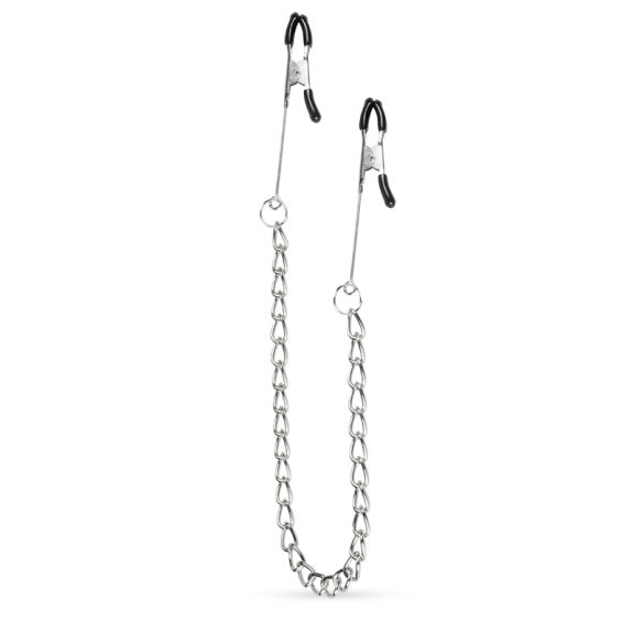Easytoys Fetish Collection Lange Tepelklemmen Met Kettin