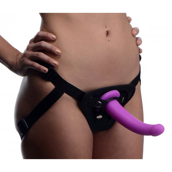 Strap U Navigator G-Spot Voorbinddildo Met Harnas