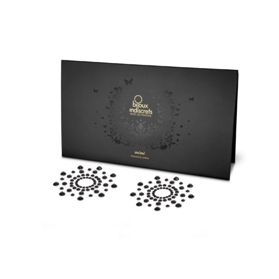 Bijoux Indiscrets Mimi Tepelstickers - Zwart