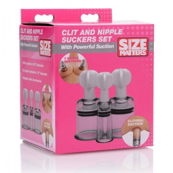 Size Matters Clitoris- En Tepelzuigers Set