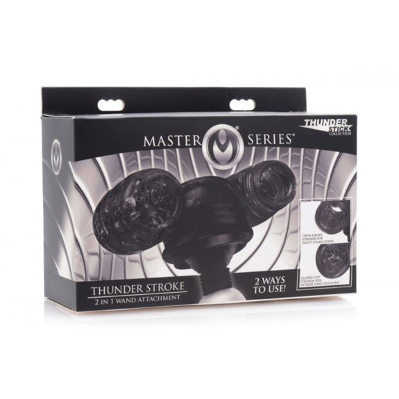 Master Series Thunder Stroke 2 in 1 Opzetstuk