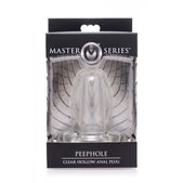 Master Series Peephole - Transparante Buttplug