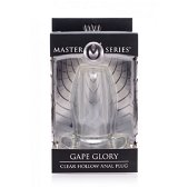 Master Series Gape Glory - Transparante Buttplug