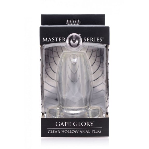 Master Series Gape Glory - Transparante Buttplug
