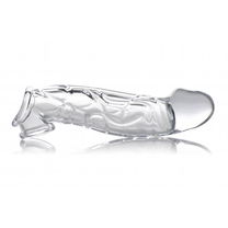 Size Matters Clear Extender Gebogen Penissleeve