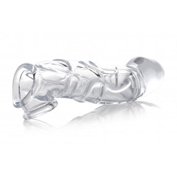 Size Matters Clear Extender Gebogen Penissleeve