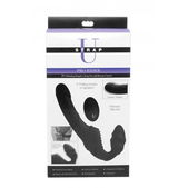 Strap U Pro Rider Strapless Strap-on Vibrator - Zwart