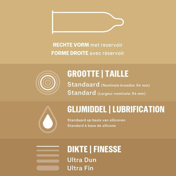 Durex Durex Nude No Latex - 10 Stuks