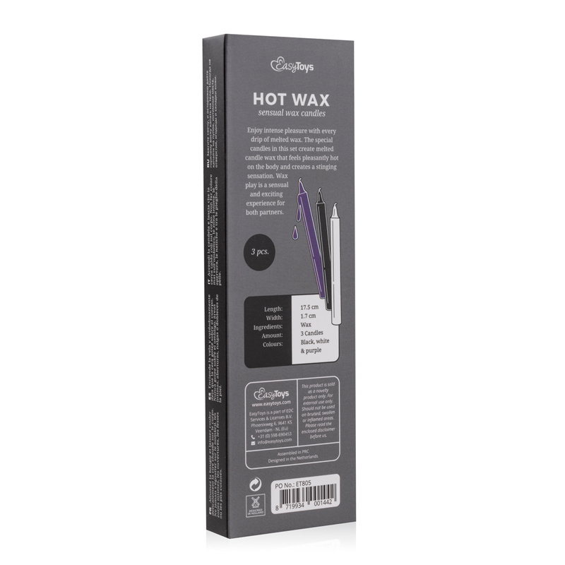 Hot Wax SM Kaarsen - 3 stuks - afbeelding 4