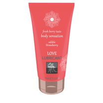 Shiatsu Love Eetbaar Glijmiddel - Aardbei