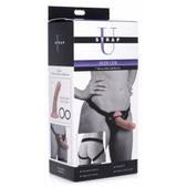 Strap U Seducer Siliconen Dildo Met Harnas - 18 cm