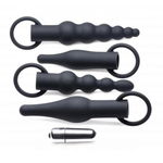 4-Delige Anaal Plug Set Met Bullet Vibrator 4-Delige Anaal Plug Set Met Bullet Vibrator