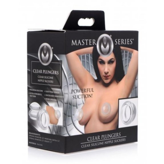 Master Series Clear Plungers Tepelzuigers - Large