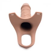 Size Matters Holle Strap-On Siliconen Dildo Met Harnas
