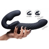 Strap U Swirl Vibrerende Strapless Strap-On - Black