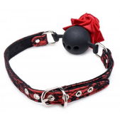 Master Series Opvallende Ball Gag Met Roos
