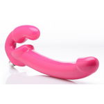 Revolver Vibrerende Strapless Strap-On XXL - Roze